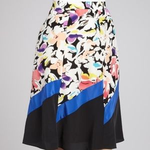 Yumi Kim silk floral skater mid length skirt Yumi Floral Confetti Silk Large
